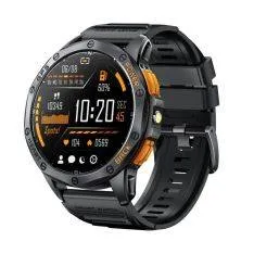 Northfjords smartwatch GK67 - Touch skærm, Bluetooth, Puls, Blodtryk - Dansk sprog - Sort