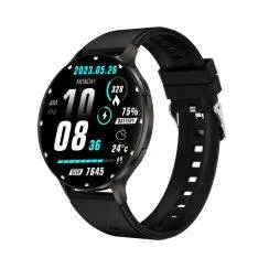 Northfjords smartwatch GX03 - Amoled Touch skærm, Ultratyndt - Dansk sprog - Sort