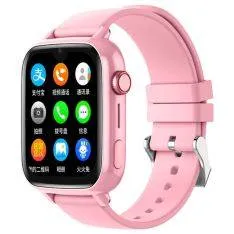 Northfjords 4G smartwatch til børn - GPS / SOS / WIFI / SPIL / KAMERA - Pink
