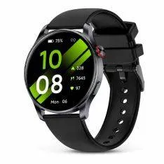 Northfjords smartwatch GX06 - Amoled skærm, Bluetooth, Puls, Blodtryk - Dansk sprog - Sort