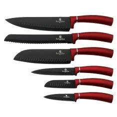 Berlinger Haus - Knivsæt i 6 dele - Rustfrit stål - Burgundy Edition