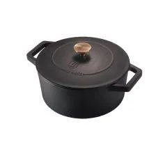 Berlinger Haus - Støbejernsgryde ø20 cm / 2.75L - El / Gas / Induktion - Black Rose Edition
