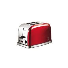 Berlinger Haus - Retro Brødrister i rustfrit stål til 2 skiver - Burgundy Edition