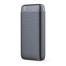Powerbank 20000mAh - DUAL USB - HURTIG oplader - Sort