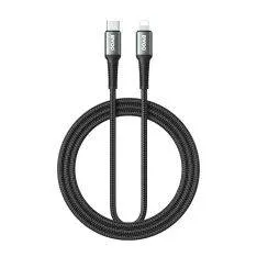 BWOO - USB-C / Lightning kabel - 27W / PD - FAST CHARGE -  Sort- 3 m
