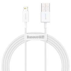BASEUS - Superior - Lightning / USB-A 2.4A oplader kabel 1,5m - Hvid