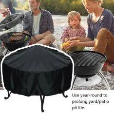 Overtræk til Grill - 85X40cm - Vandtæt - UV beskyttelse - Sort