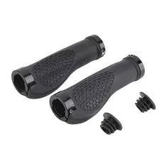 BIKE - Cykelhåndtag i aluminium - Ergonomisk - Anti-slip -130mm - Ø 2-2.5cm - Sort
