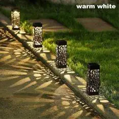 GARDEN Udendørs LED lampe med Solceller - Varm hvid lys