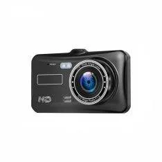 Dashcam med G-Sensor 4" Touch skærm - Inkl. Bagkamera - Sort