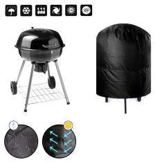 Overtræk til Grill - 58X77cm - Vandtæt - UV beskyttelse - Sort