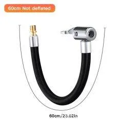 Slange med Pumpehoved til Bil/Motorcykel/Cykel - 60 cm