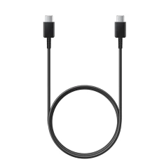 Original Samsung USB-C til USB-C 3A kabel 1 meter - EP-DA705BBE - Sort