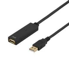 PRIME USB 2.0  forlængerkabel - Aktivt - 20 m - 5 års garanti