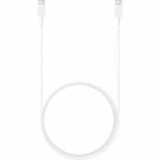 Original Samsung EP-DX310JWE (3A) USB-C til USB-C kabel 1,8 m - Bulk - Hvid