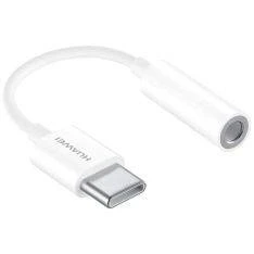 Original Huawei CM20 USB-C til 3.5mm headset adapter - Hvid