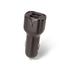 Setty - Dual USB bil oplader 2.4A - Sort