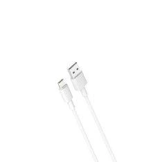 XO USB-A / USB-C opladerkabel 60W - 1m - Hvid