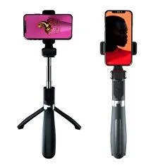 XO Bluetooth selfiestick / Indbygget udvidelig Tri-Pod - Inkl. Remote