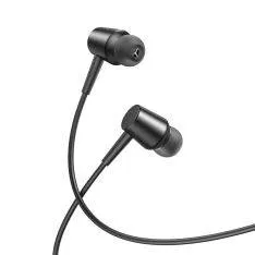 XO høretelefoner med 3.5mm kabel - med mikrofon - Sort
