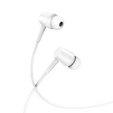XO høretelefoner med 3.5mm kabel - med mikrofon - Hvid