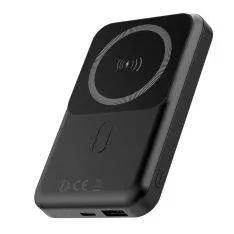 Forever Powerbank 10000mAh - PD /QC 22.5W Trådløs opladning - Sort