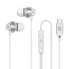 Forever EP02 høretefoner med USB-c kabel - m/Mikrofon - Hvid