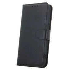 Motorola Moto G15 / G15 Power / G17 / G17 Power - Classic læder cover / pung - Sort