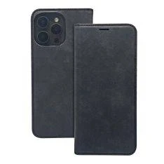 Xiaomi Redmi Note 15 5G - Velvet læder cover / pung - Sort