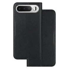 Realme 16 5G - Slim flip cover med magnetisk lukning - Sort