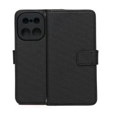 Realme 16 Pro 5G - Triangle læder cover med magnetisk lukning -Sort