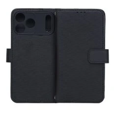 iPhone 17 Pro Max  / 18 Pro Max - Slim læder cover med magnetisk lukning - Sort