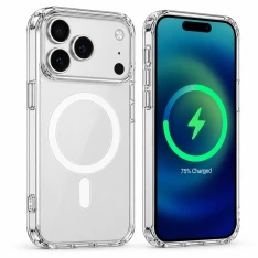 iPhone 17 Pro Max / 18 Pro Max - Slim magsafe kompatibel cover 1.5mm - Transparent