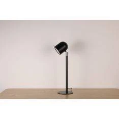 Klassisk & Minimalistisk Skrivebordslampe - Med Base - Sort