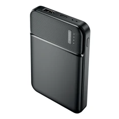 MaxLife Powerbank 5000mAh - DUAL USB - HURTIG oplader - Sort