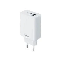 Maxlife Dual USB HURTIG oplader / adapter - USB-A / USB-C 30W