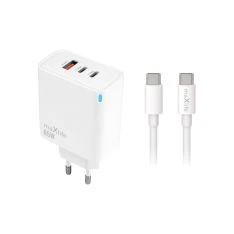 Maxlife USB-C PD oplader / adapter 65W - 2xUSB-C / 1xUSB-A- Inkl. Oplader kabel 2m