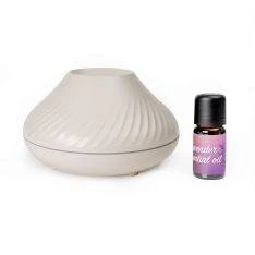 Platinet Aroma diffuser / Luftfugter - LED flamme effekt - Hvid