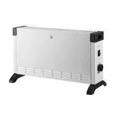 Platinet elektrisk fritstående varmeapparat / Radiator 2000W - Hvid