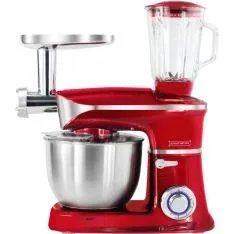 Royalty Line 3-i-1 Køkkenmaskine 1900W / 6.5L Hakker/Blender/Røre - Rød