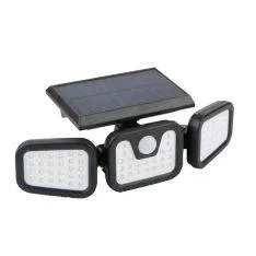 Forever LED solcelle væglampe med 3 spotlamper 600 lumens - Hvid lys