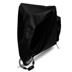 Vandtæt UV overtræk til cykel - 200 x 70 x 110cm - Str. XL - Sort