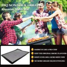 Barbecus / Grill non-stick net - Perfekt til Grillen til de små stykker så de ikke falder gennem rillen