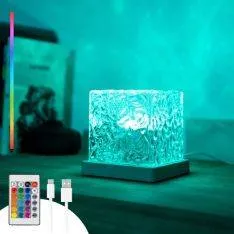 Boralamp Genopladeligt LED-nordlysprojektor med 16 farver