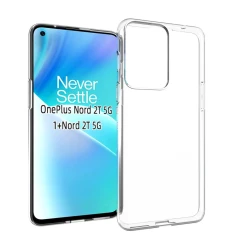 OnePlus Nord 2T 5G - Shockproof gummi cover - Transparent