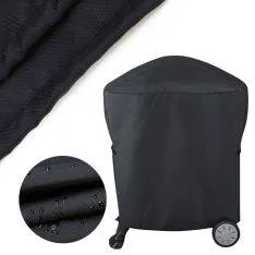 Grill Overtræk til  Weber Q1000 Q2000 - 54x76x69cm - Vandtæt - Sort