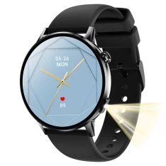 Smartwatch & Fitness tracker - Bluetooth / Multisport / AI funktion - iOS/Android - Sort