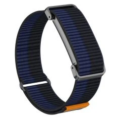 Google Fitbit Air - Urrem i nylon tekstil med metal urkasse - Mørkeblå