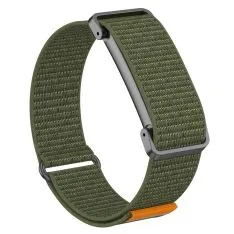 Google Fitbit Air - Urrem i nylon tekstil med metal urkasse - Militærgrøn