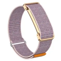 Google Fitbit Air - Urrem i nylon tekstil med metal urkasse - Pink sand